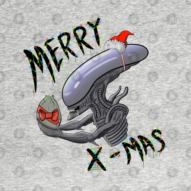 Merry Xenomorphmas by Sbooky